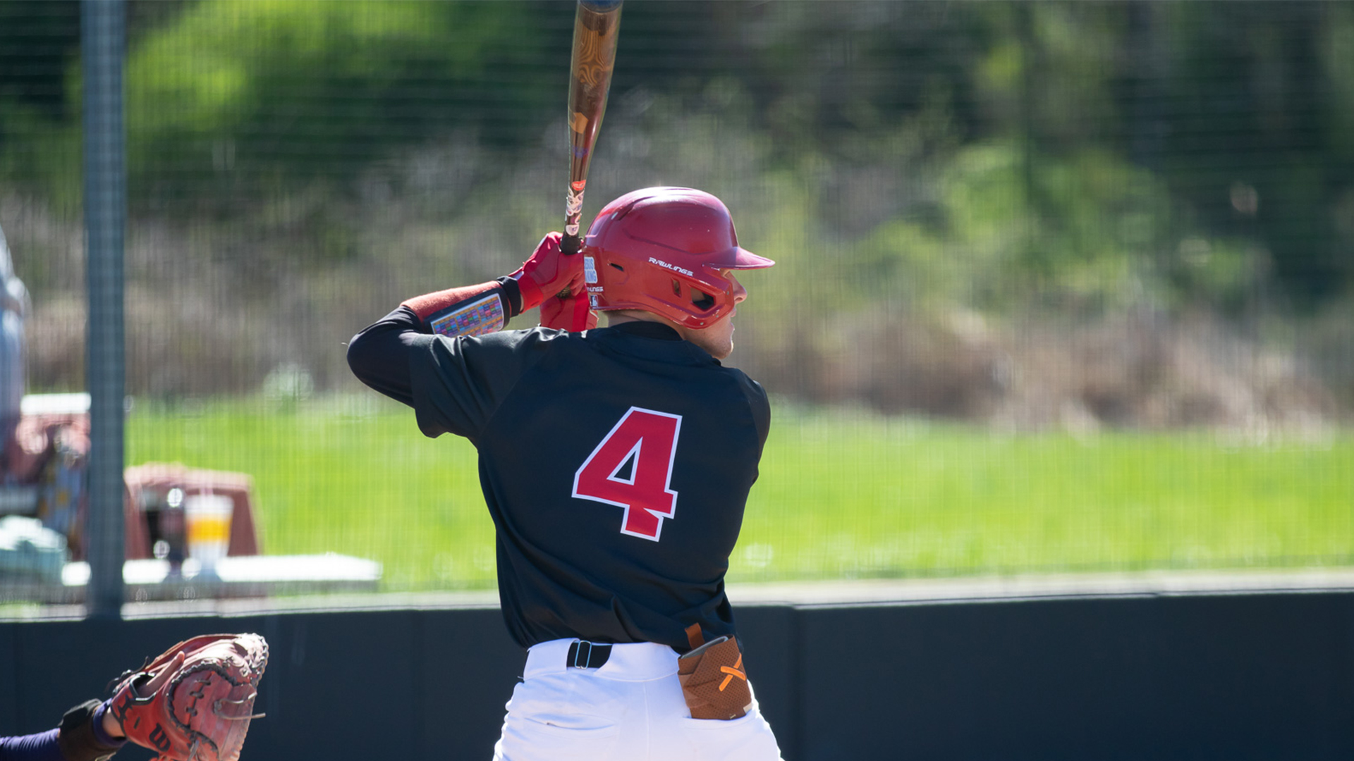 Rio's Brett Haskins had four hits, including two doubles and a triple, in Thursday's game one loss to Indiana University Columbus.