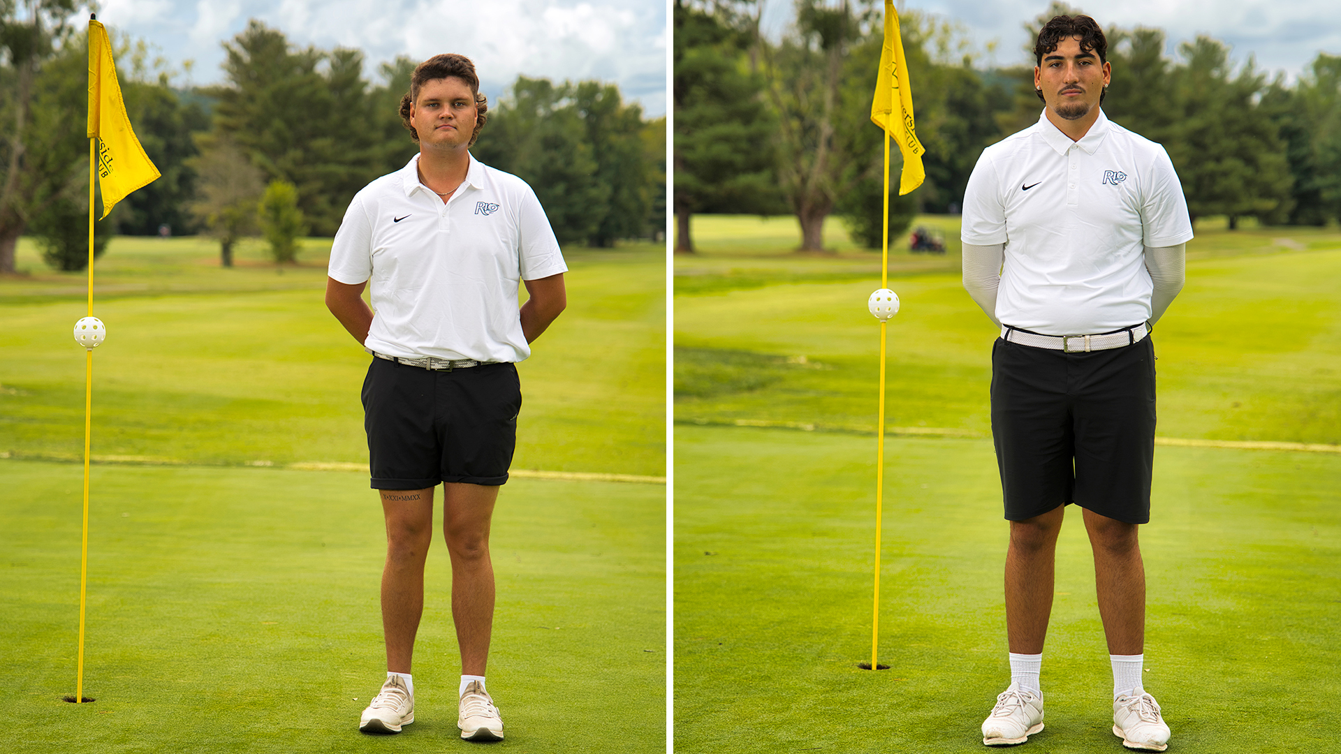 Rio's Connor Ingels (left) and Valerio De Angelis (right) finished as part of a four-way tie for 45th place to lead the RedStorm reserve team at Alice Lloyd College's Maggie Mountain Invitational in Prestonsburg, Ky.