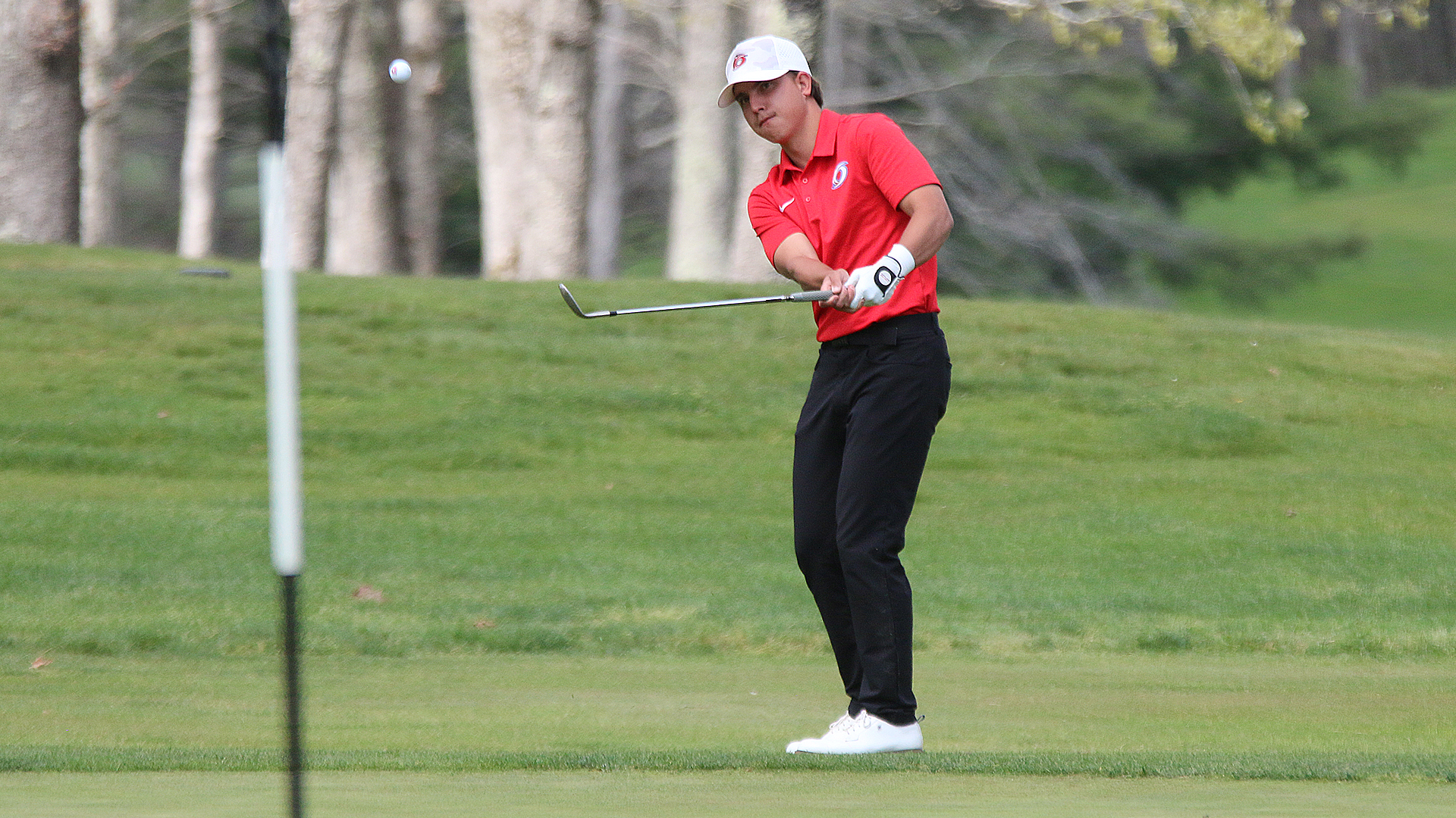 Led by Juan Carlo Gil Perez, the University of Rio Grande holds an opening round lead at the River States Conference Men's Golf Championship in Daniels, W.Va.
