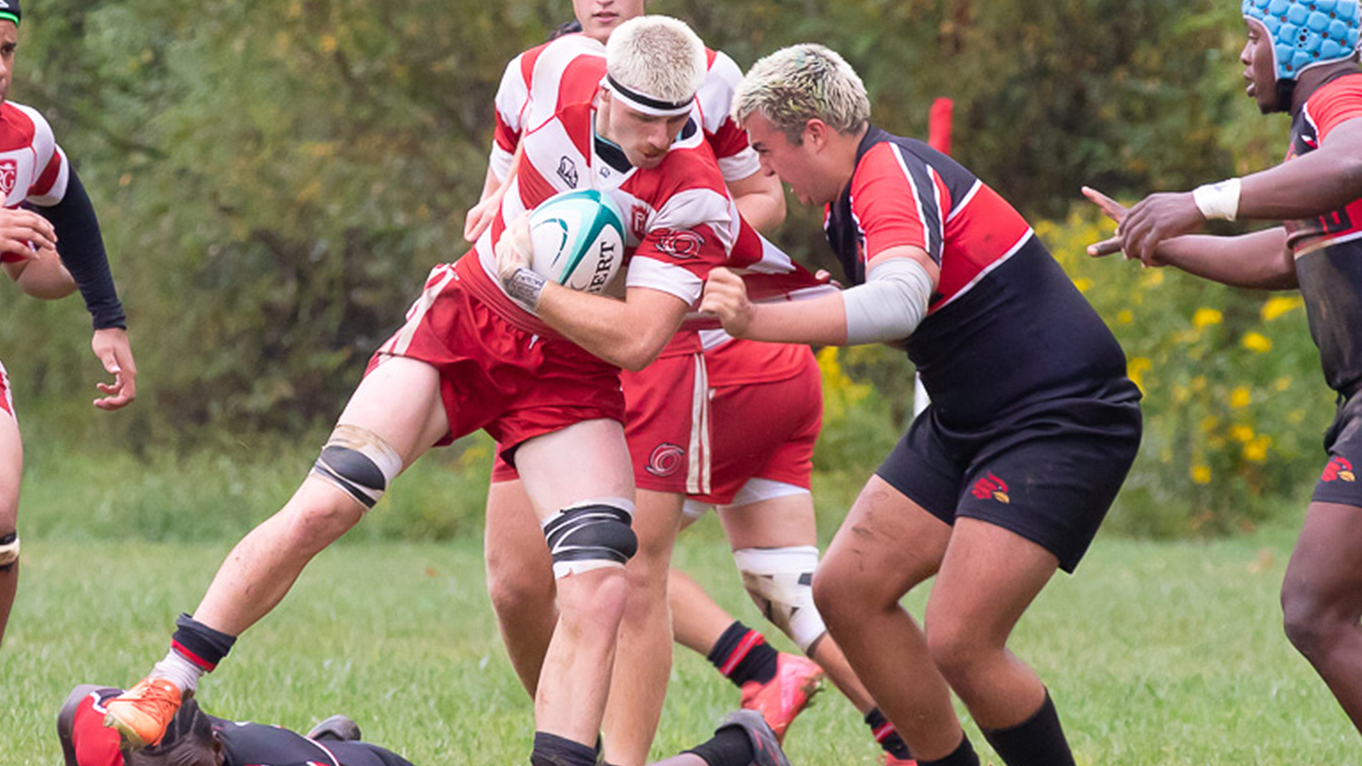 Sunny Staffieri and the rest of the University of Rio Grande men's rugby team finished fourth in their Spring season-opening Frostbite 7's Tournament.