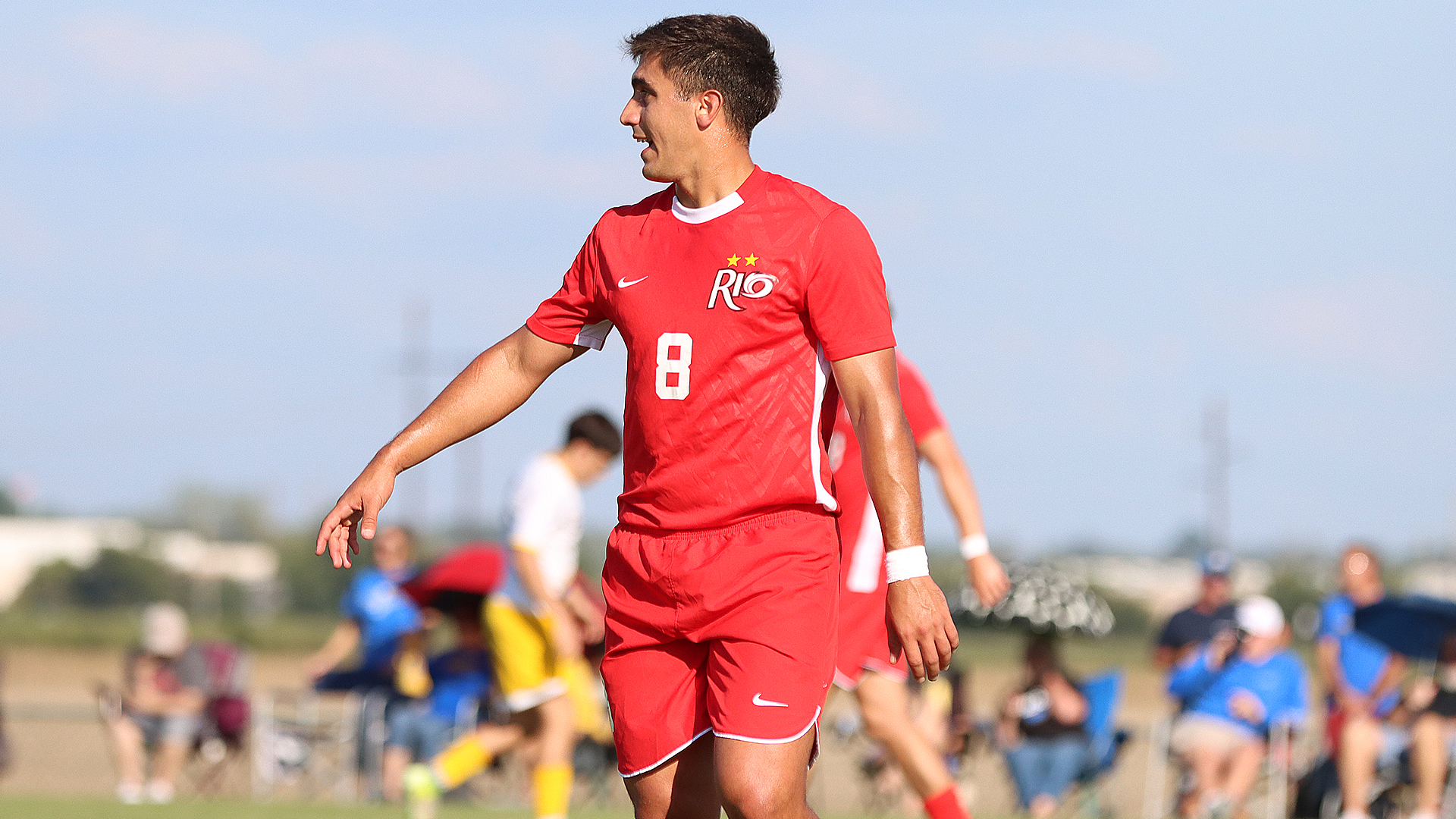 Rio Grande's Nahuel Coppiz was named the River States Conference Men's Soccer Offensive Player of the Week on Monday,
