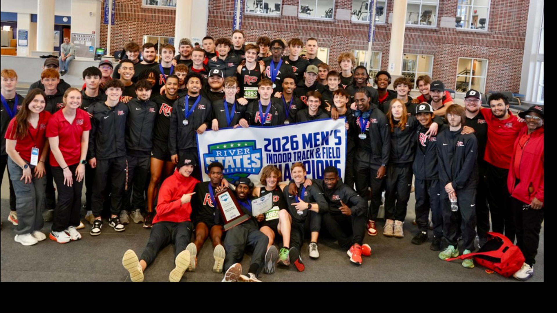 The University of Rio Grande rolled to a first place finish in the 2026 River States Conference Men's Indoor Track and Field Championship in Marietta, Ohio.