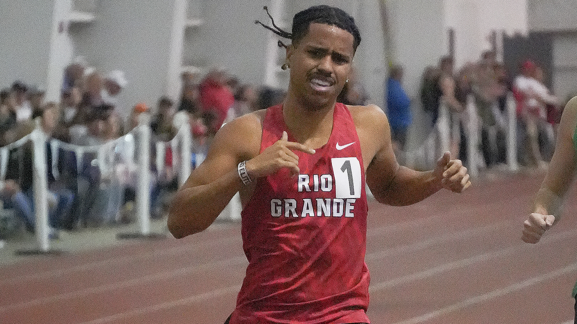 Rio Grande's Kasy Science was named the River States Conference Men's Indoor Track Athlete of the Week on Monday.