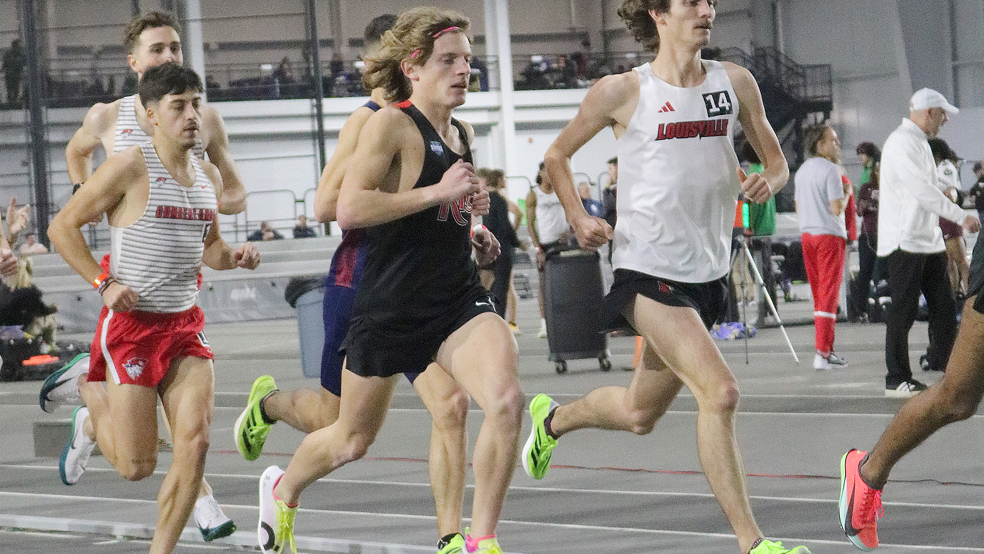 Rio Grande senior Tyler Jenkins broke a nearly-50-year old school record in the mile run at the ULPNC Lenny Lyles Invitational in Louisville, Ky.