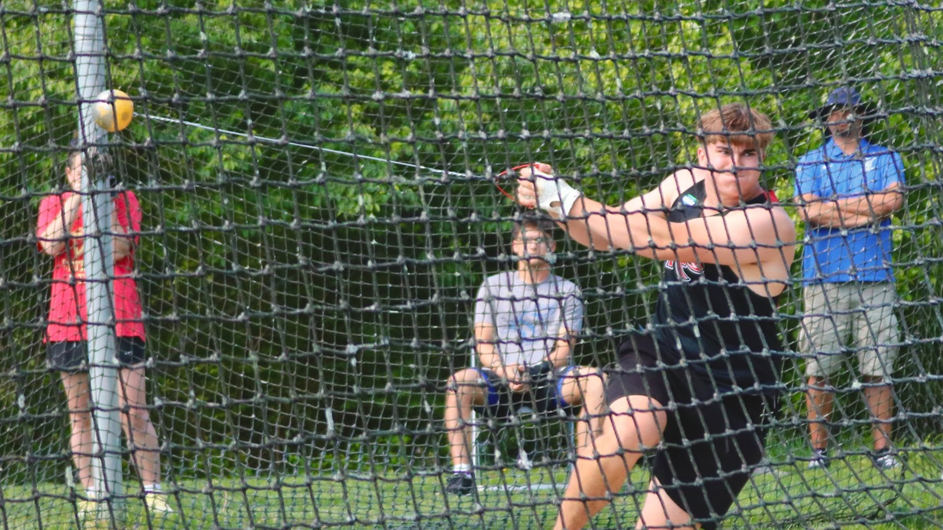 Rio Grande's Marcos Salcedo-Martin competes in Friday's Otterbein Twilight.