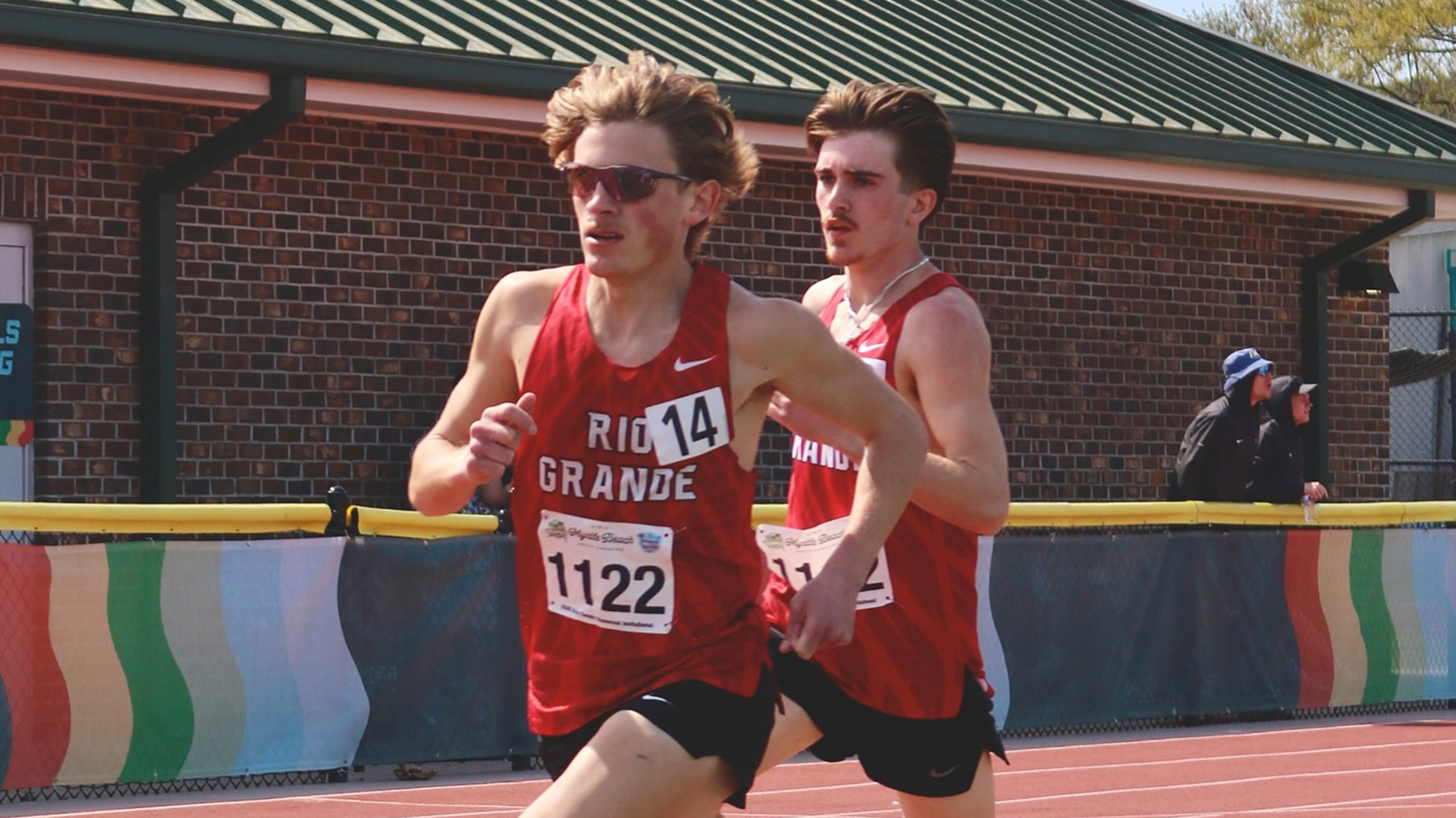 Rio Grande's Tyler Jenkins took first place in the mile run at the Alan Connie Shamrock Invitational in Myrtle Beach, S.C.