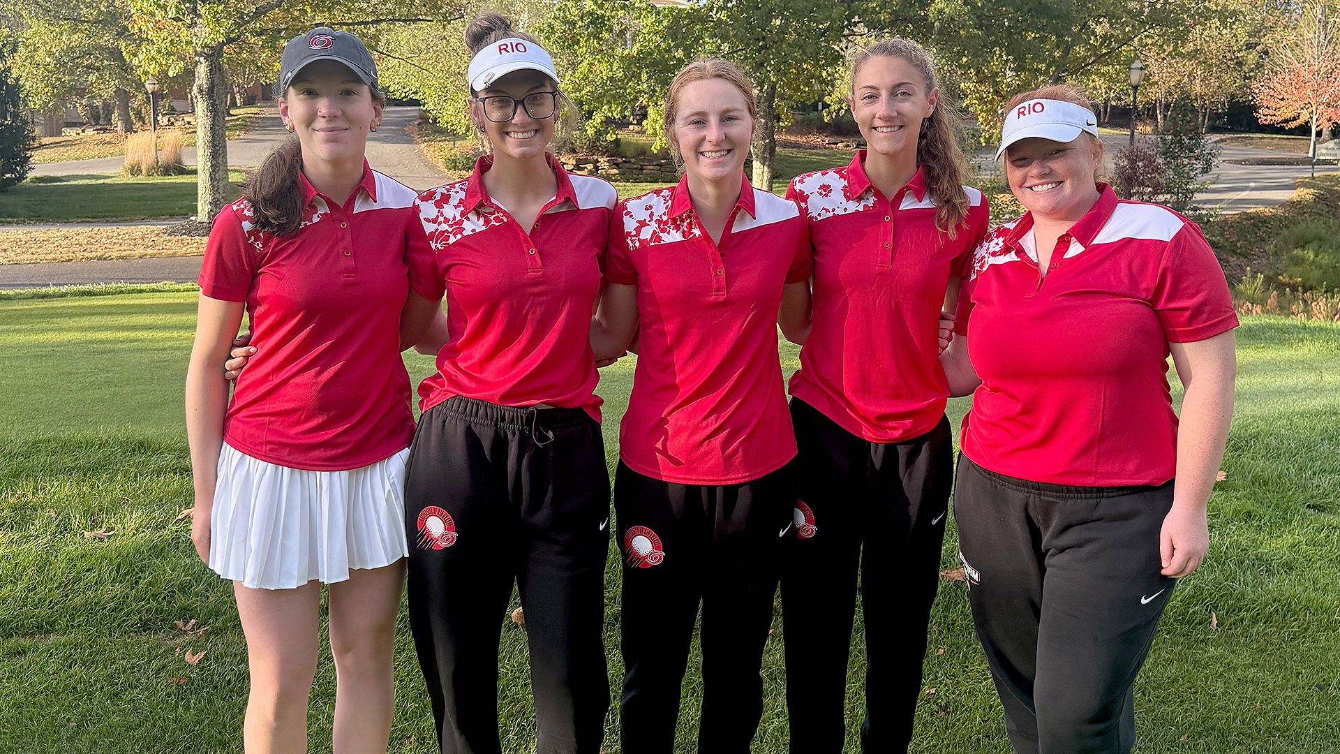 The University of Rio Grande women's golf team finished seventh following Tuesday's final round of the River States Conference Fall Preview at Glade Springs Resort.