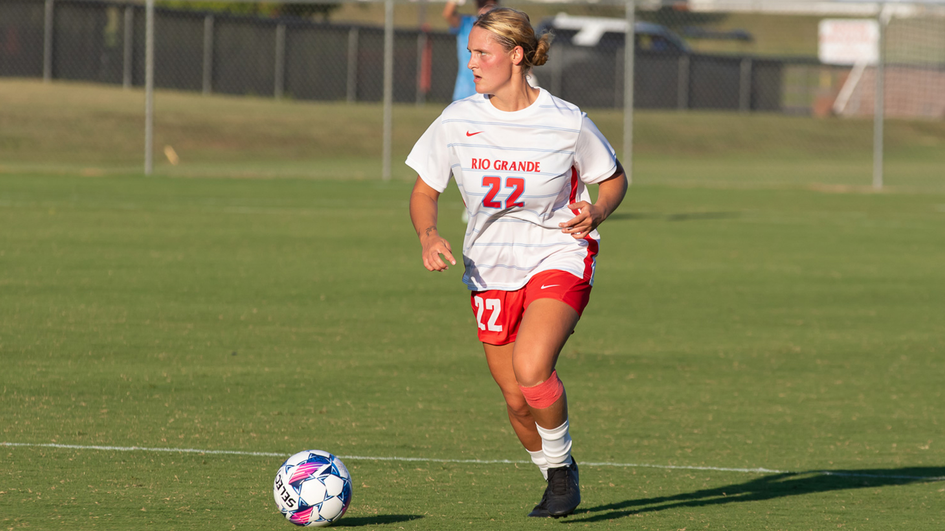 Rio's Sara Estrada Fernandez scored her first goal of the season in Thursday night's 1-0 win over West Virginia University Tech.