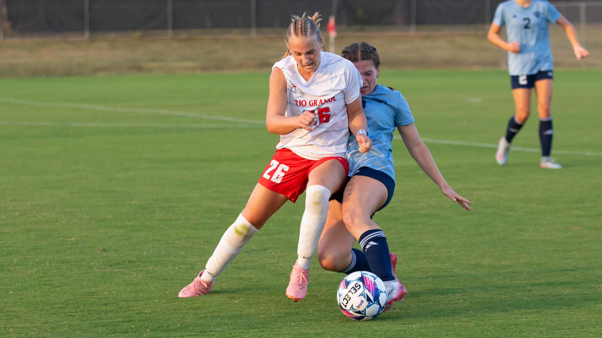 Rio Grande's Stephanie Beaulieu scored the game's lone goal in Thursday's 1-0 win at St. Mary-of-the-Woods.
