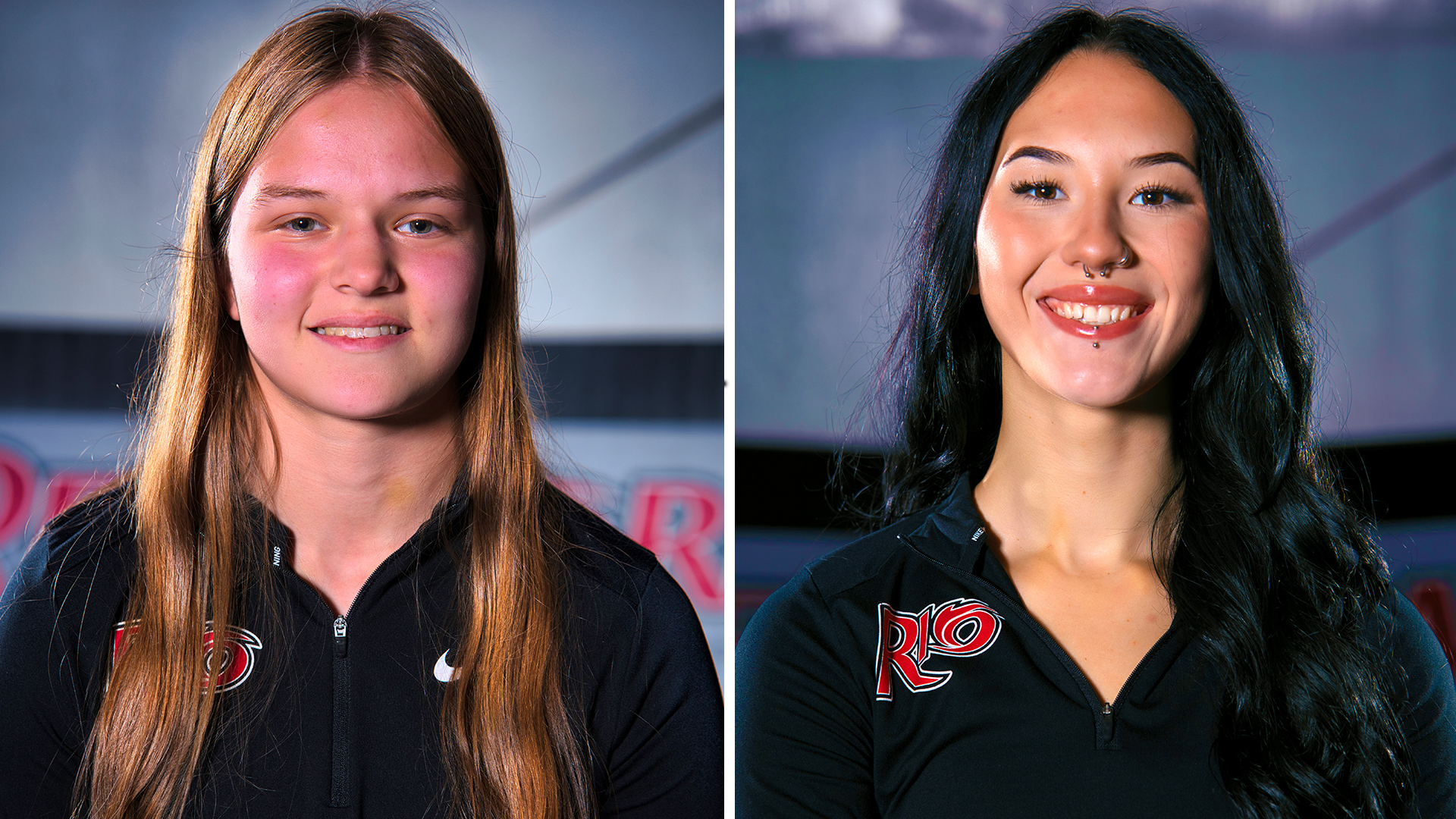Rio's Alexandria Evans (left) and Annalis Ortez-Pierce (right) both finished fourth in their respective weight classes at Saturday's Warrior Open hosted by Indiana Tech.